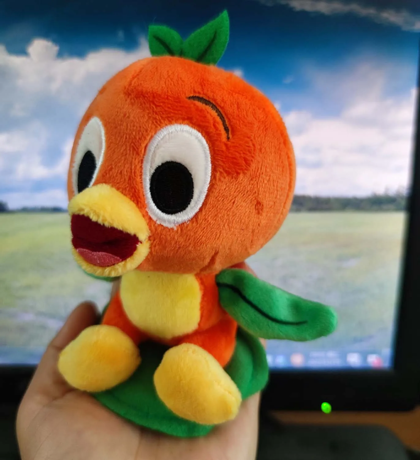 ディディズニーオレンジバードマグネティックショルダー手5