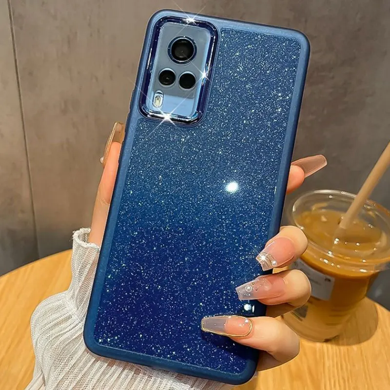 Capa de silicone macio brilhante para Vivo V29E V29 Y78 Y36 Y02 Y16 Y35 Y51 Y31 Y22 Y21 S Y33s Y53s_voghion.com