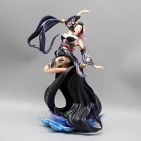 مجسم نيكو روبين كيمونو الكابوكي من أنمي ون بيس مع رأسين قابلين للتبديل بطول 27 سم | One Piece GK Nico Robin Kabuki Kimono Double-Headed Anime Figure 27cm