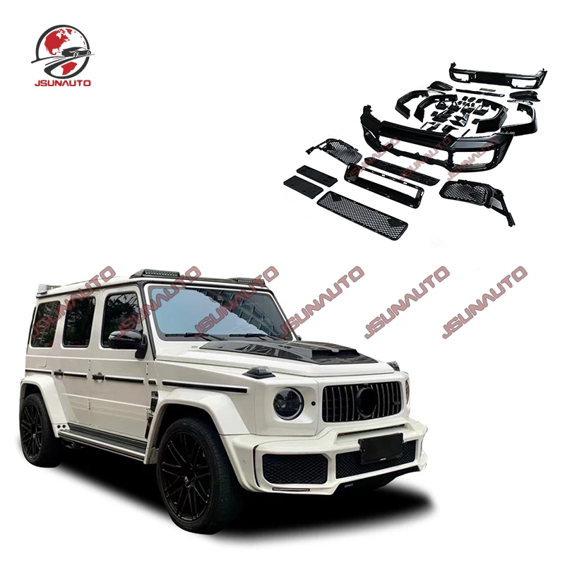 

Front Bumper For Benz G Class W464 2019- B Style Body Kit Rear Bumper Side Wheel Arches For G350 G500 G63 Auto Accessories