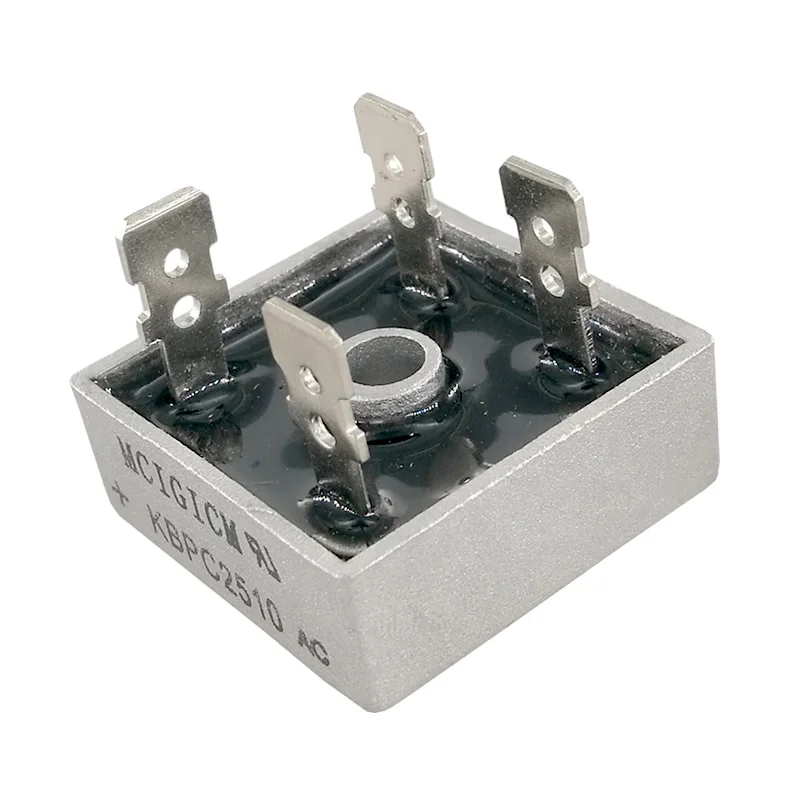 25A 1000V diode bridge rectifier kbpc2510 diode bridge rectifier rectifier diodes electrical rectifier diodes