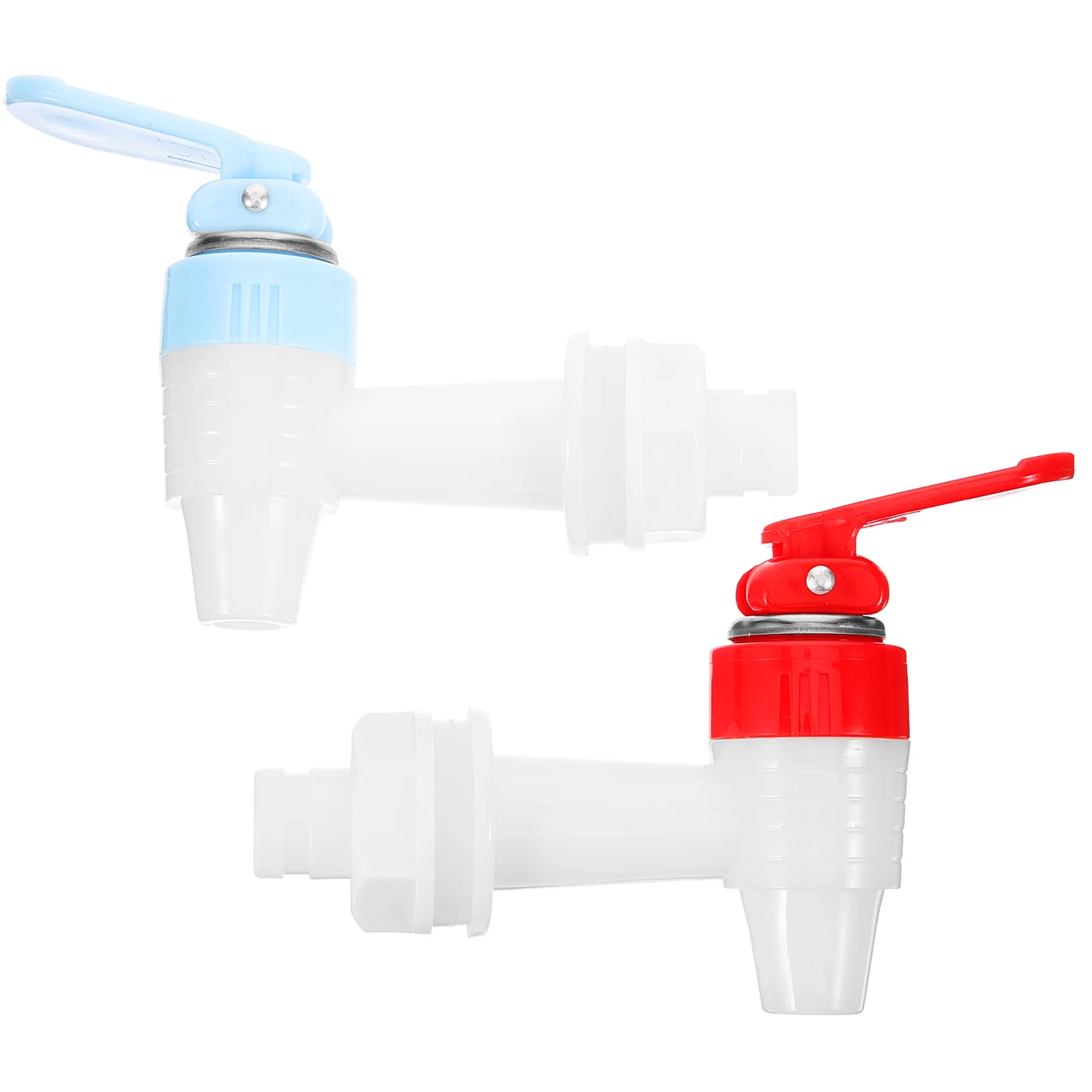 

2 Pcs Dispenser Water Carafe Plastic Spout Silica Gel Replacement Cooler