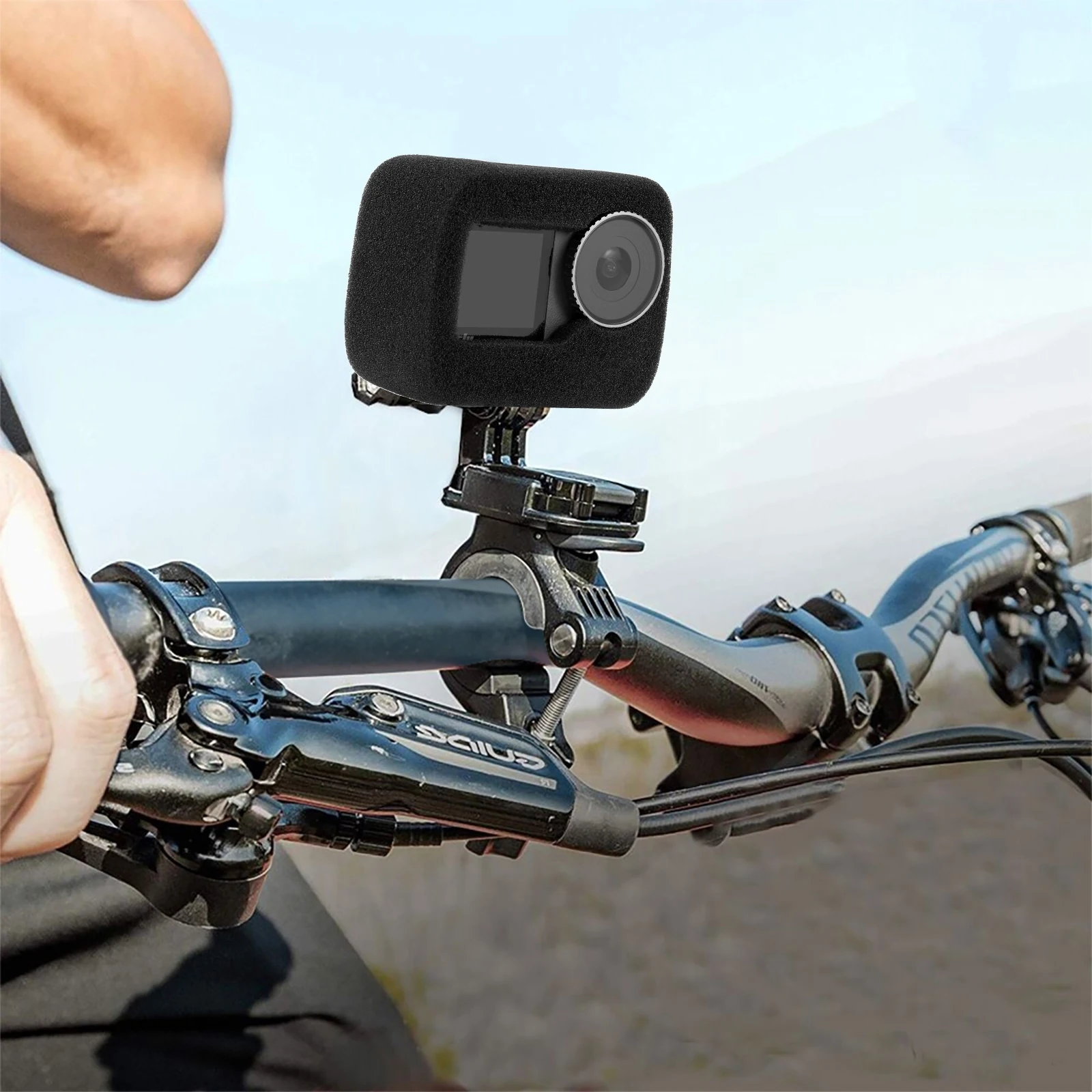 For DJI Osmo Action 5 Pro / 4 / 3 PULUZ High Density Foam Windshield