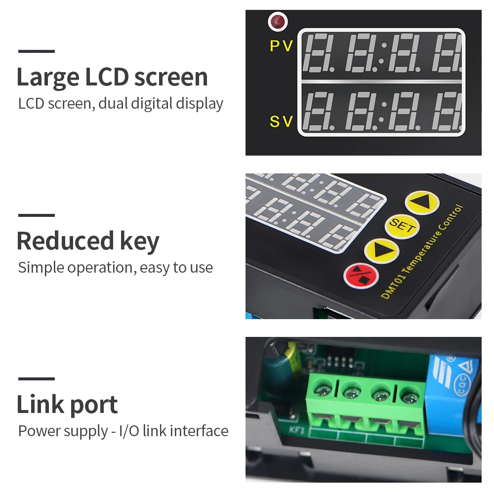 Digital Thermostat Controller Heating Temperature AC110-220V