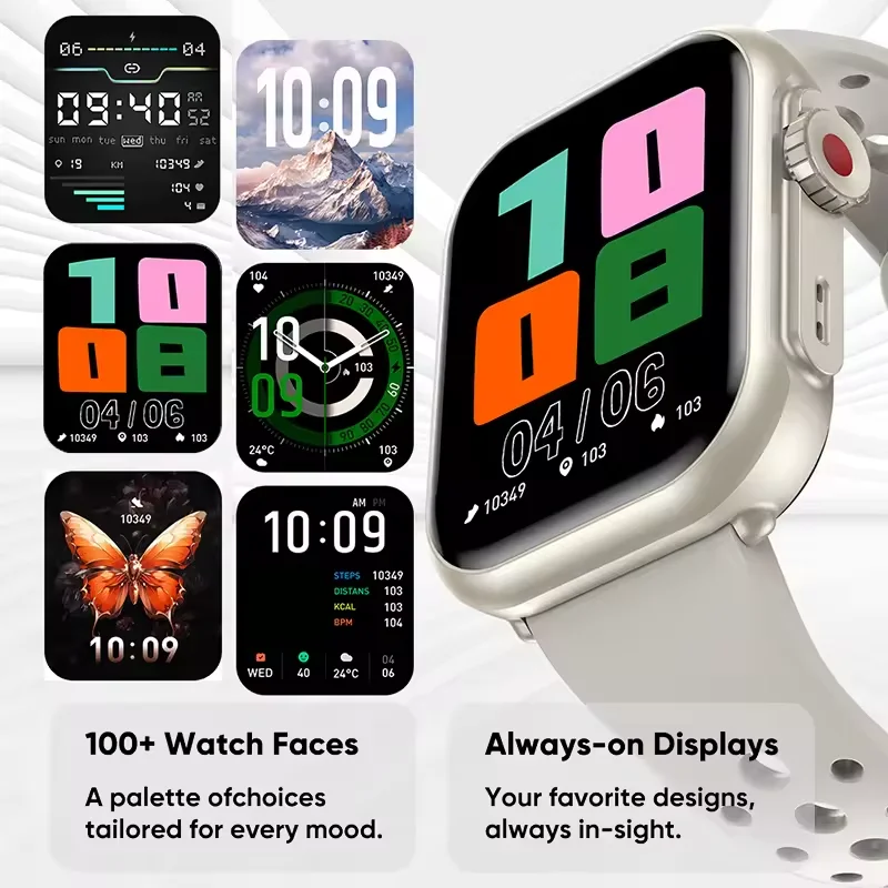 2026 New For Xiaomi Smart Watch Men Women 1.83-Inch HD AMOLED Full Touch Screen IP68 Waterproof Bluetooth Call SmartWatch Man 6