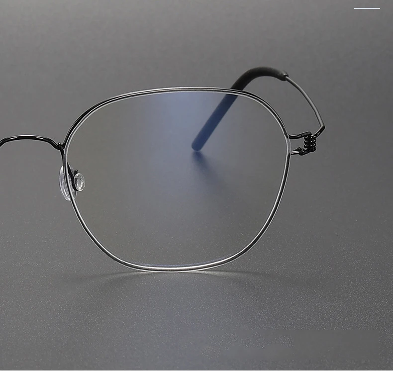 Dänemark Männer Polygon Brillen Rahmen Quadrat Air Titan Schraubenlose Ultraleicht Brillen Mode Optical Brillen Lesen Spektakel – Detail 10