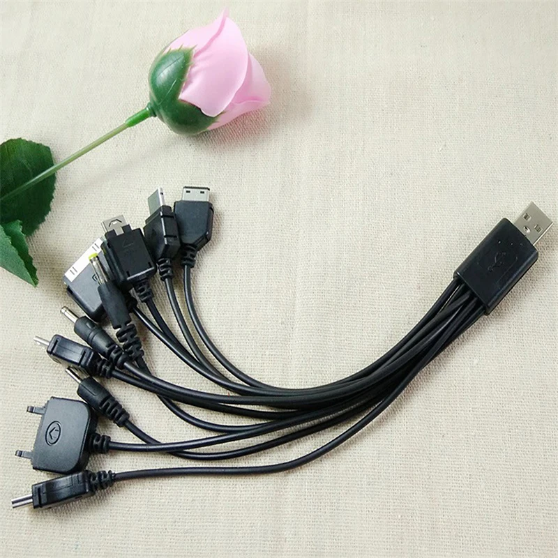 

1pc 10 in 1 Multifunctional Charger USB Cables for iPod Motorola Nokia Samsung LG Sony Ericsson Consumer Electronics Data Cables
