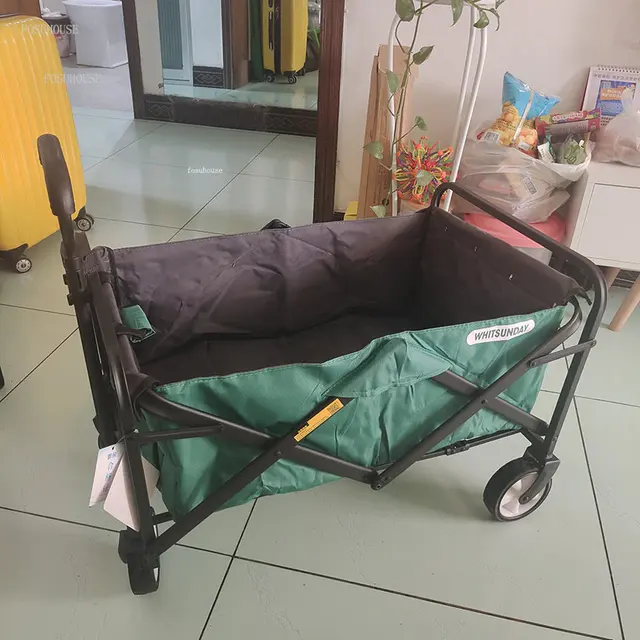 Piknik Bevásárlókosár Kültéri Kerti Szekerek Kemping Kocsi Horgász Összecsukható Kerekekkel Hordozható Húzó - Image 6