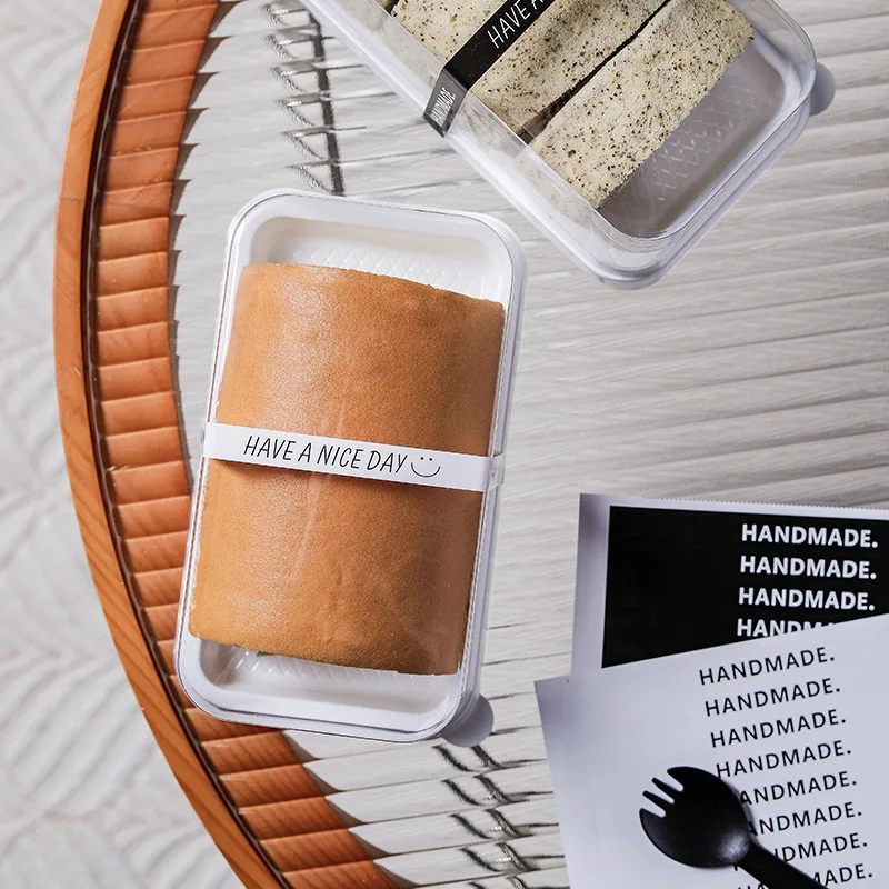 50Pack Transparent Swiss Roll and Dessert Cake Boxes, Clear Plastic Cookie and Muffin D... - SKU DCB01749 - UGI Packaging