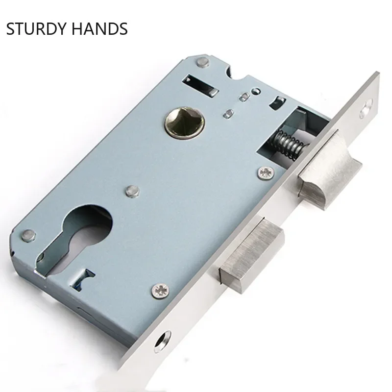 High Quality Stainless Steel Security Door Lock Body Silent Tongue Mechanical Lock Door Handle Replacement Spare Parts