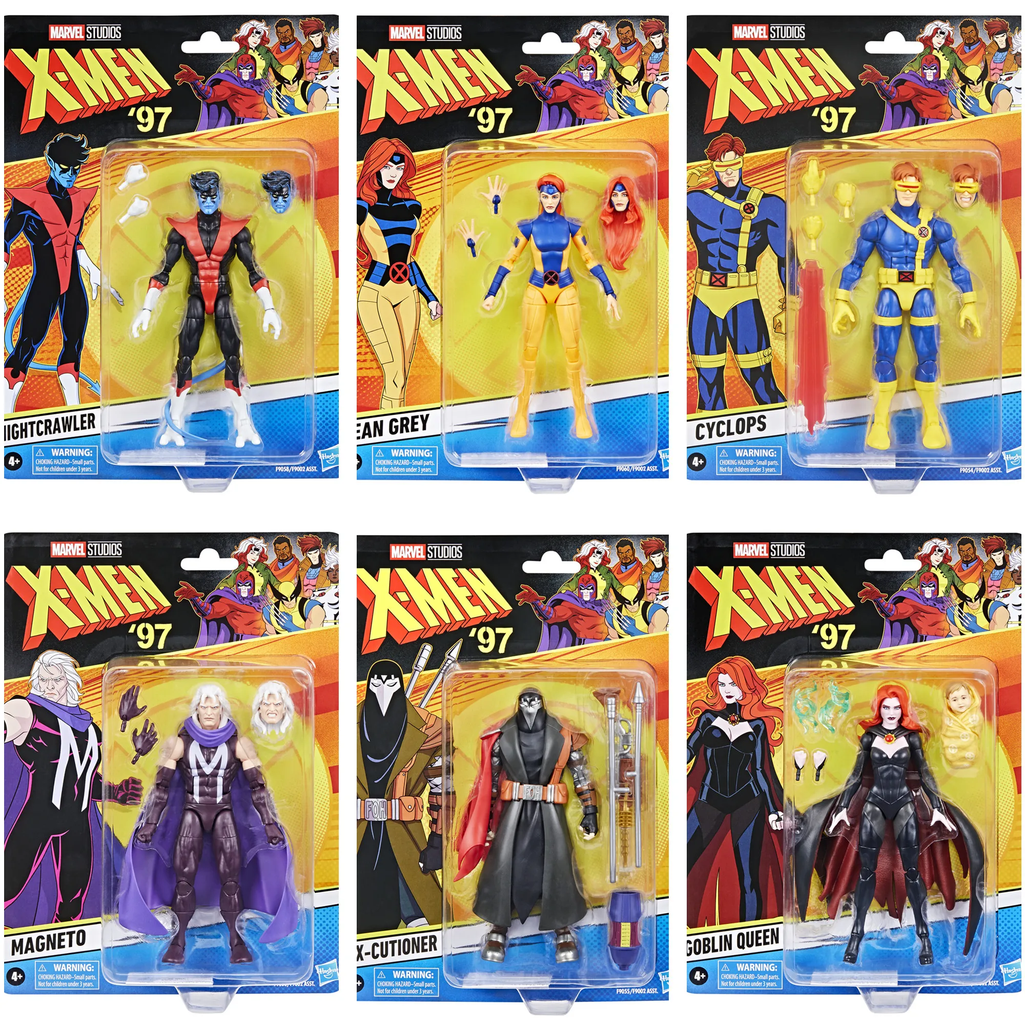 Figura de Ação Retro Marvel Legends, X-Men 97 Cutioner Noturno