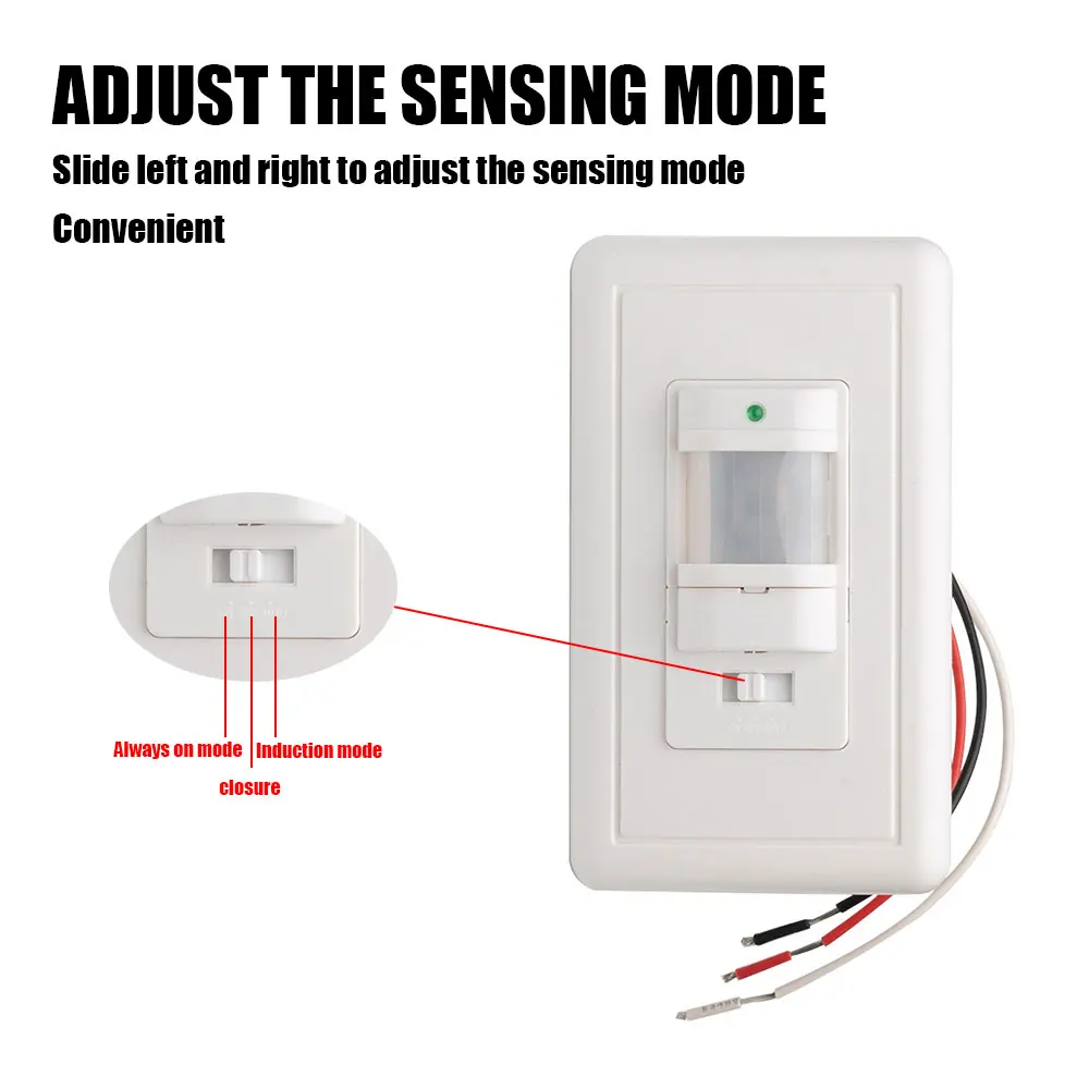 Infraroodsensor schakelaar, Infrarood bewegingssensor 110 V-240 V Instelbare PIR lichaamsbeweging Infrarood sensor 10A Waterdichte detector Gloeilamp schakelaar Zwart, IP65 beschermingsniveau Infraroodsensor schakelaar, Infrarood bewegingssensor 110 V-240 V Instelbare PIR lichaamsbeweging Infrarood sensor 10A Waterdichte detector Gloeilamp schakelaar Zwart, IP65 beschermingsniveau