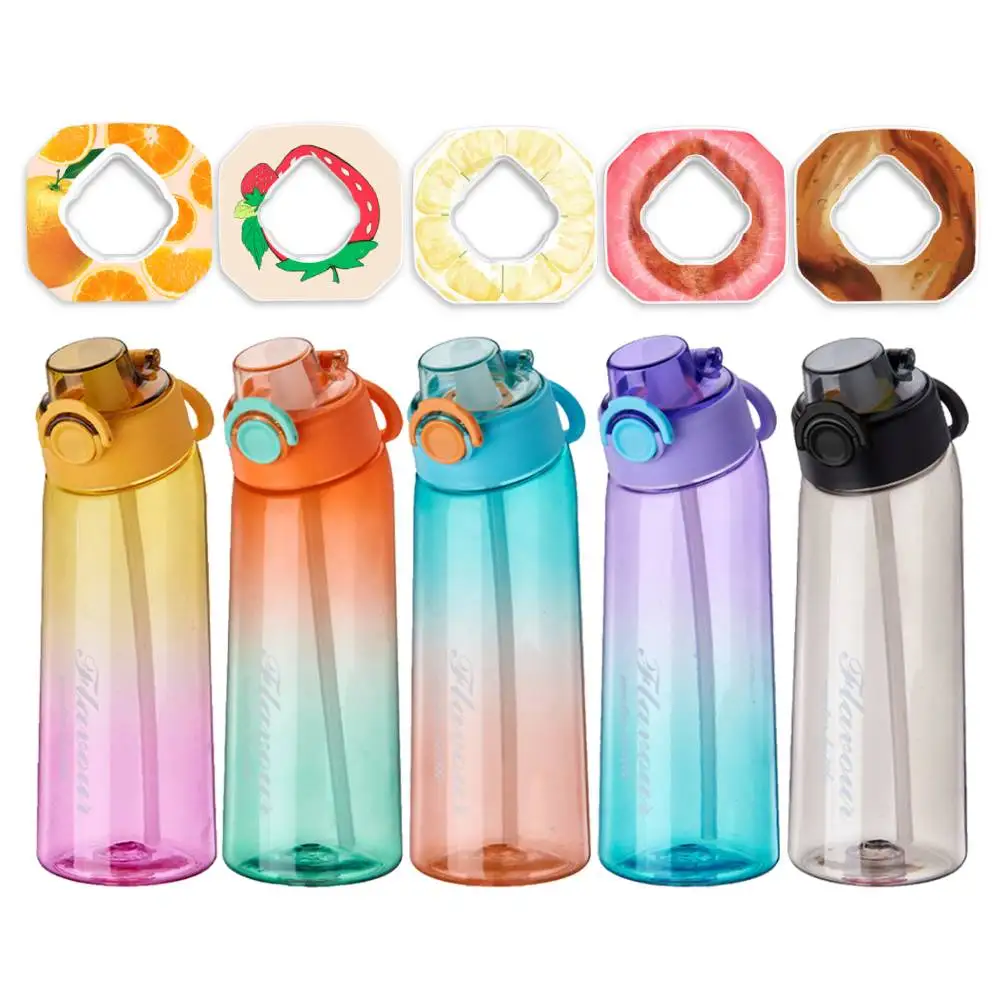 Air Up Water Bottle with Flavor Pods,Tritan Flavouring Water Bottle With 1  Flavor Pods Included, Flip Lid, Carry Strap, BPA Free - AliExpress