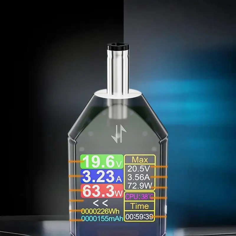 전문가용 DT550 디지털 전압 전류 테스터, 600W 출력, 최대 12A, DC4.5-50V