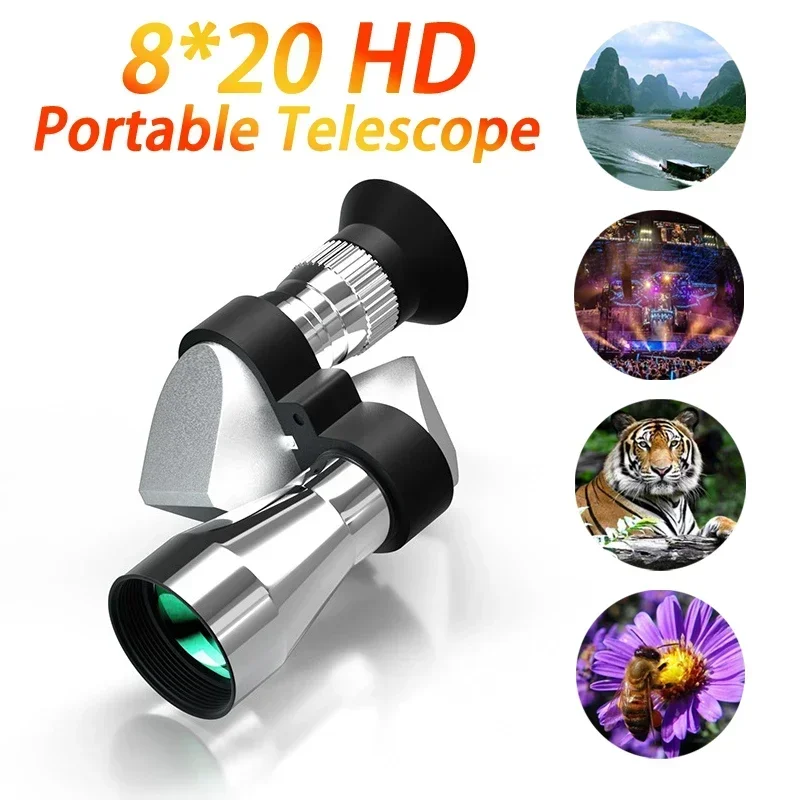 

Outdoor Walk 8x20 Mountaineering Pocket Night For Hunting Hike Mini Vision Telescope Zoom Portable Single Monocular Camping