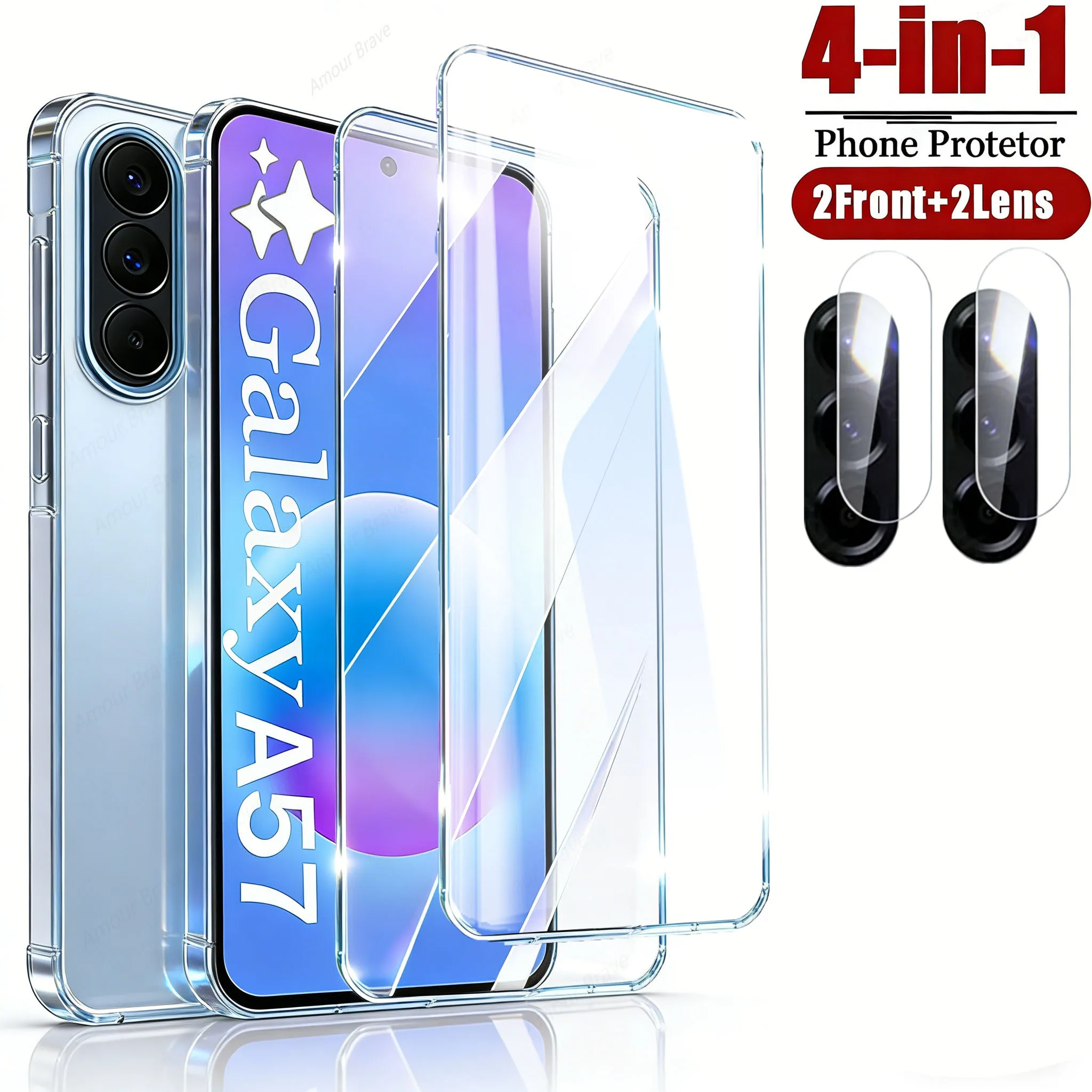 4-in-1 Tempered Glass Screen Protector