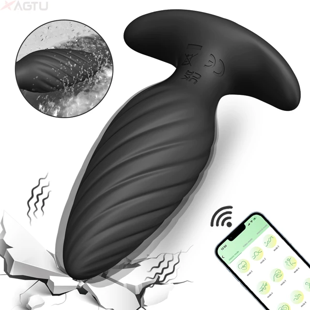 Bluetooth App Steuerung Anal Plug Vibrator für Frauen Butt Plug männliche Prostata Massage gerät Mastur bator Erwachsenen waren Sexspielzeug für Männer