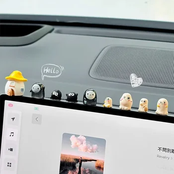 4/5/9 pezzi decorazione interna auto specchietto retrovisore automatico cruscotto console centrale ornamenti per donna uomo regalo accessori auto