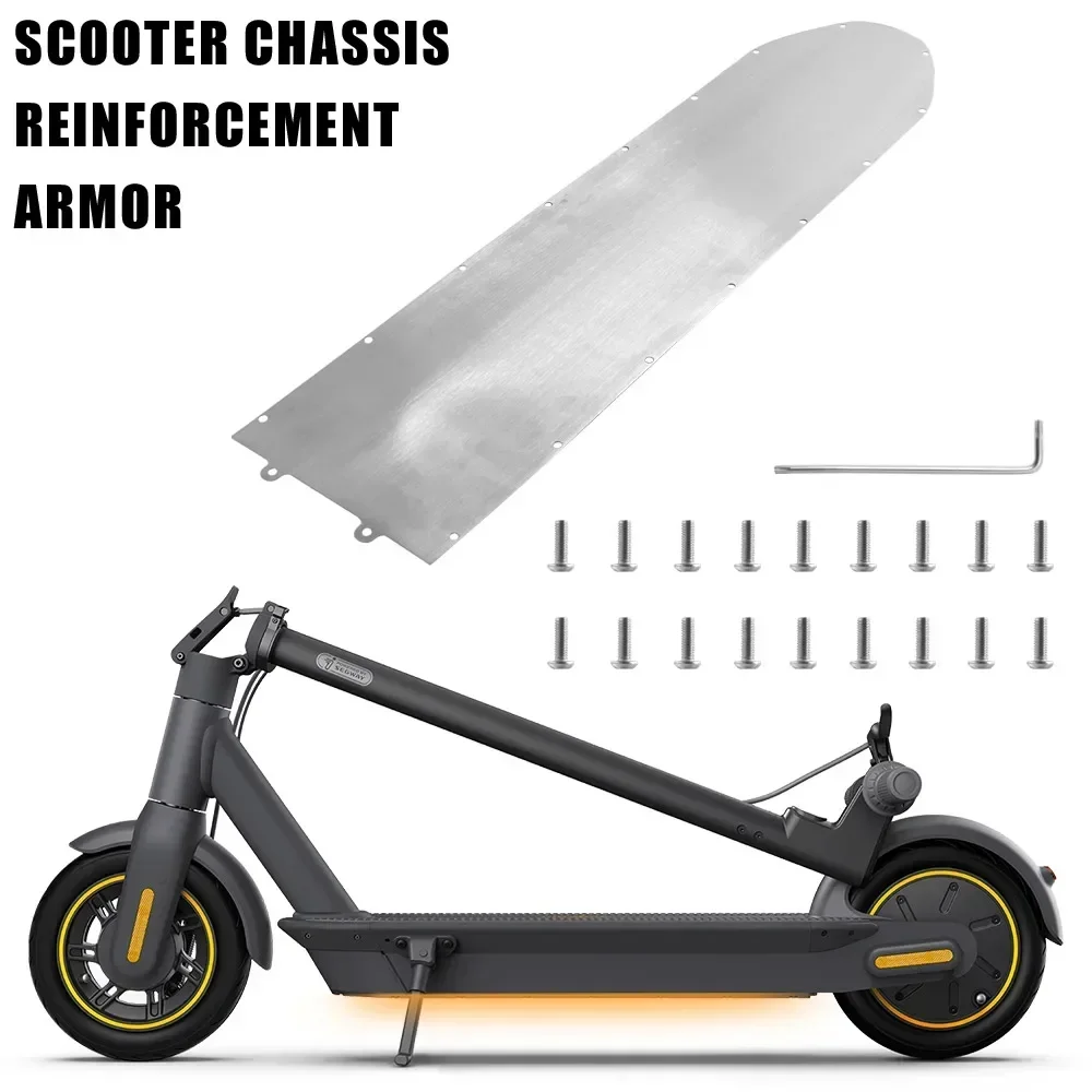 Wasserdichte, langlebige Bodenplatte für Segway Ninebot Max G30 Elektroroller, Batteriekabinenabdeckung, Chassis-Ersatzzubehör – Detail 23