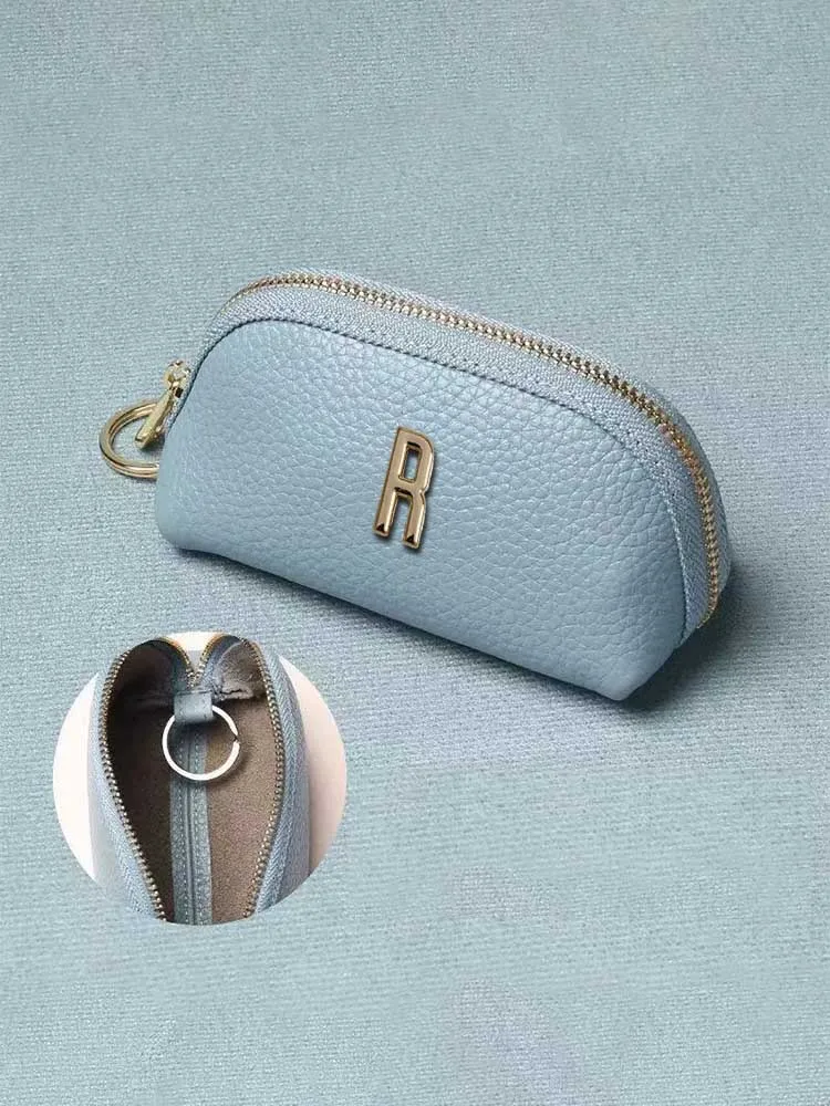 

Customized Quality PU Key Wallet - Secure Car & House Key Storage Personalized Customer Name Polished Craftsmanship Gold Letter