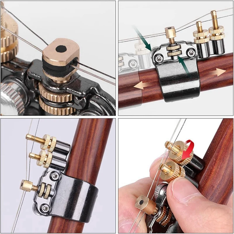 Fine-Tuning Huqin Black Practical Musical Instrument Qianjin Multifunctional Accessories Erhu Regulator