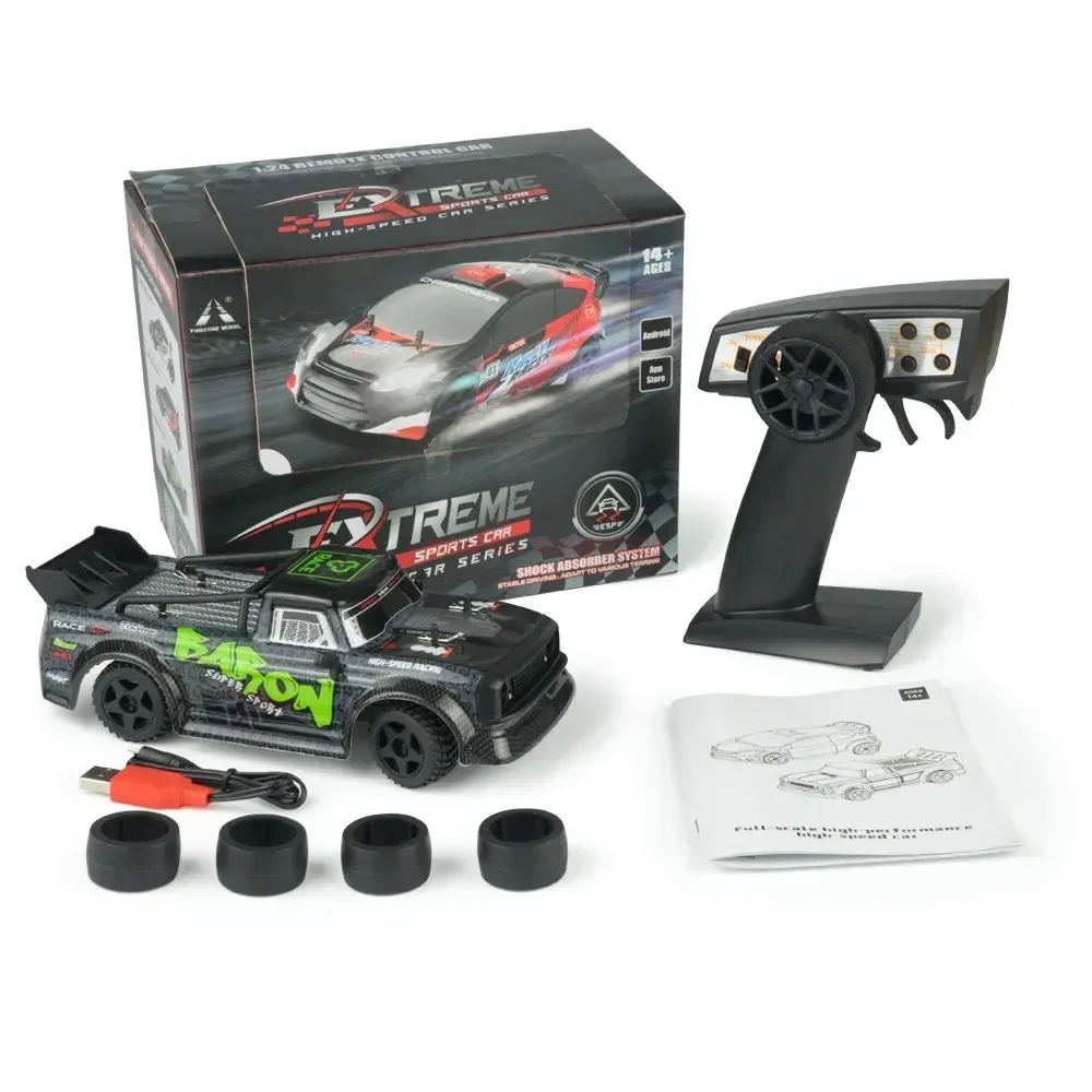K989 Wltoys Upgraded 284131 1/28 With Led Lights 2.4g  4wd 30km/H Metal Chassis Electric Low Latency Off-Road Drift Rc Cars New 5