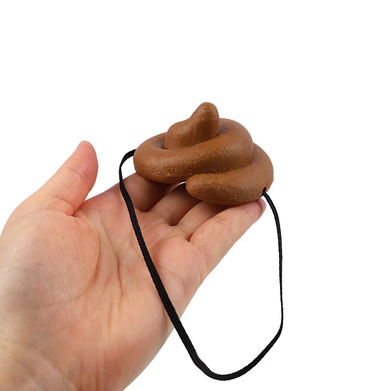 3Pcs Simulated Poop Hat Funny Headwear for Kids Prank Toys Christmas Halloween Party Supplies Adults Cosplay Accessories Props