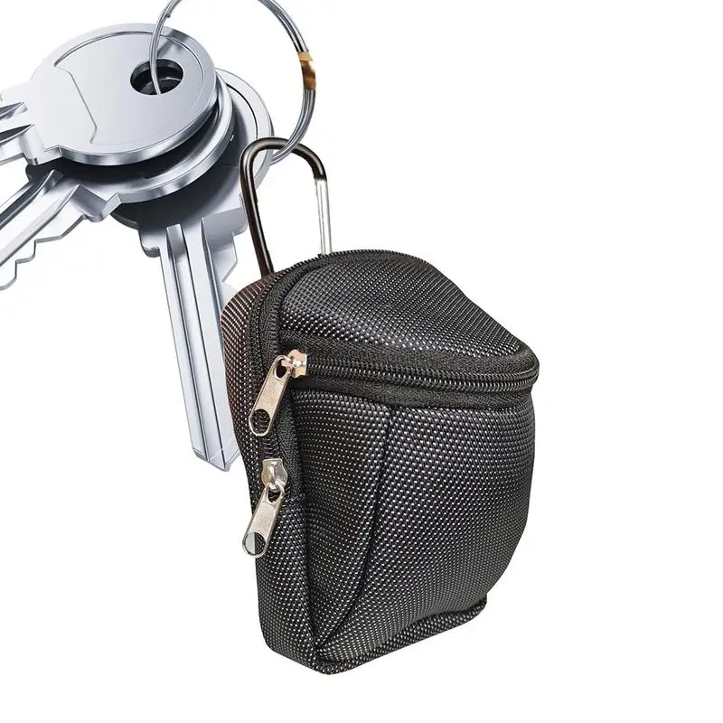 

Belt Golf Ball Bag Large Capacity 2-Layered Pouch For Golf Balls Organization Golf Green Accessories For Golf Balls Nails Turf