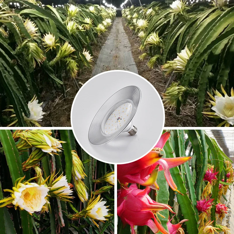 LED Grow Light Grow Light 18W AC85-265V Full Spectrum E27 Sunlike Phytolamp Bulb for Plants Flower Greenhouse Tent Hydroponic Plant Growth