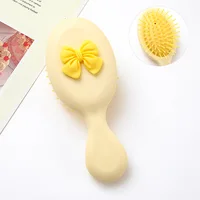 2 Style Cute Cartoon Folding Air Cushion Comb Mini Comb Portable Travel Massage Comb with Makeup Mirror Girl Kawaii Hair Styling - Image 6