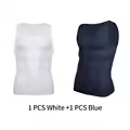 White and Blue
