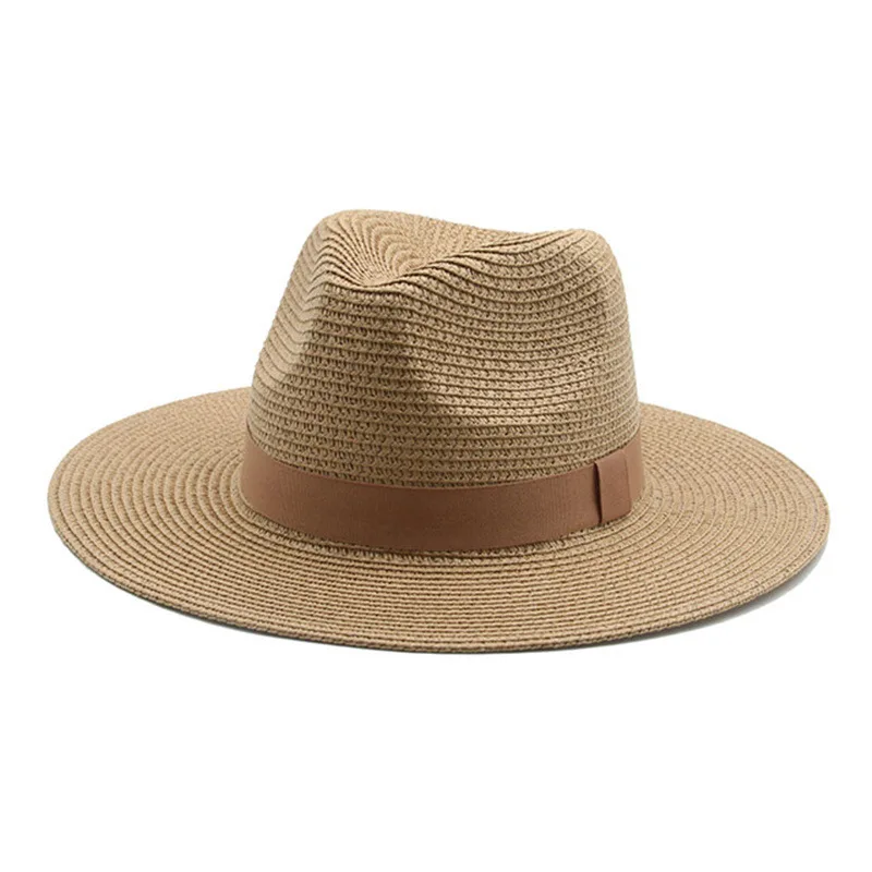 

2022 Classic fashionStraw Hat knitted two-color black and white bucket hat for men and women
