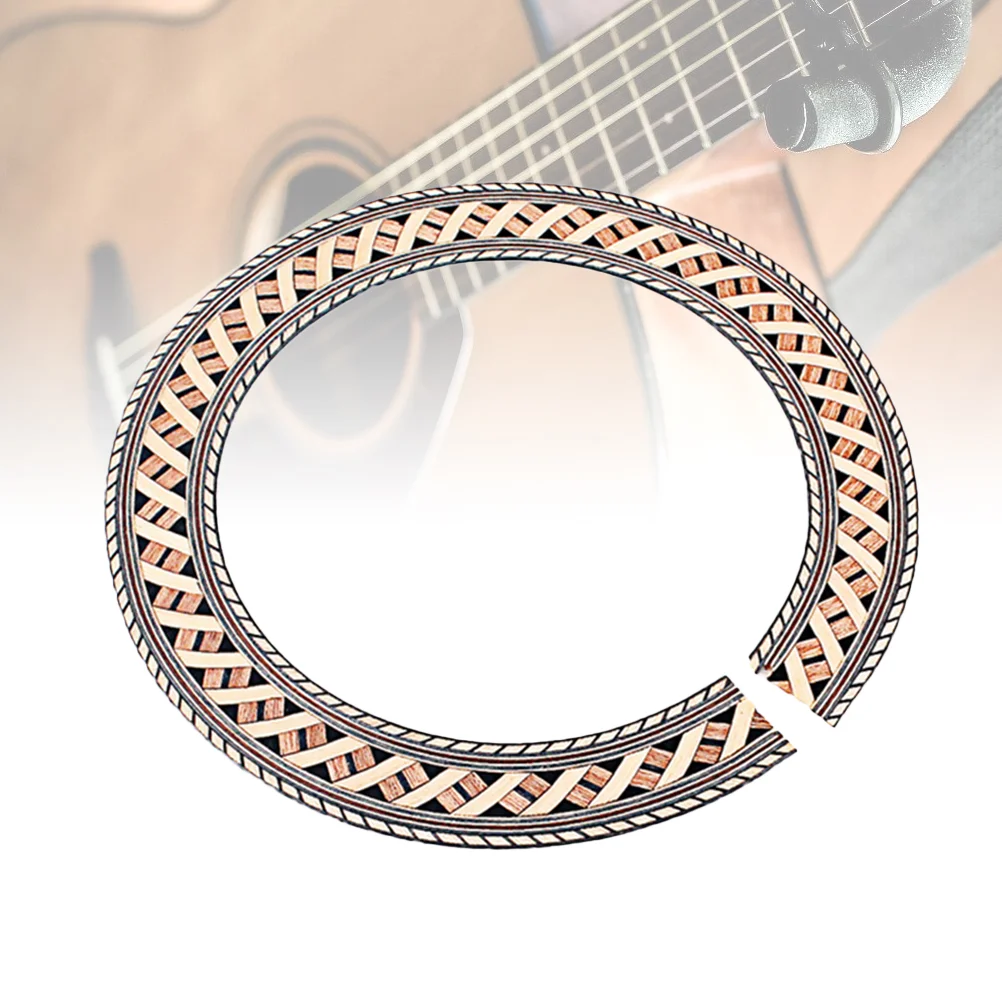 

Inner Diameter Wooden Premium Top Quality Curved Strips Guitar Inlay Guitar Rosette Guitar Decals for Guitar Decoration