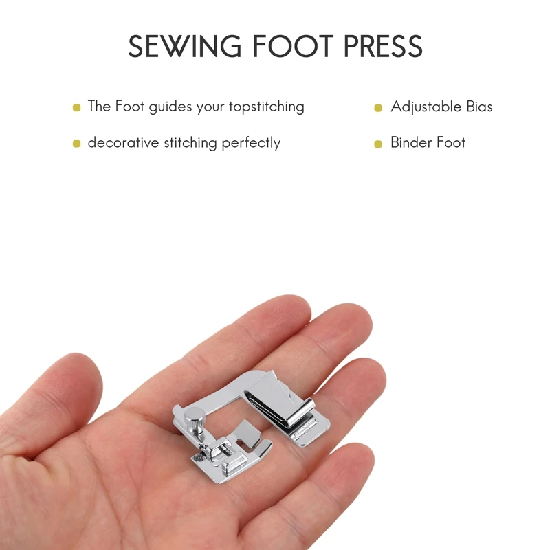 Sewing Machine Feet,3Pcs Rolled Hem Pressure Foot Set (1/2 Inch,3/4 Inch,1 Inch),With 3Pcs Narrow Rolled Hem Presser Feet And Ad