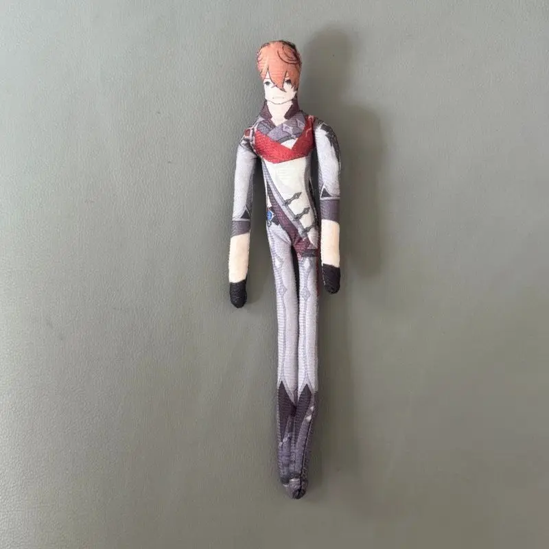 Genshin Impact Wanderer Xiao Morax Cosplay Plüschpuppe aus Baumwolle, schlanke, drehbare Form, Raumdekoration, abstraktes Modell, Geschenke – Detail 11
