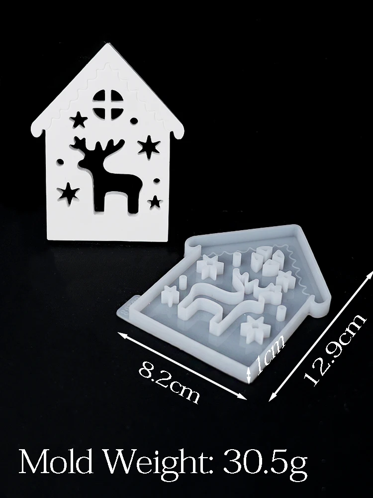 Maison De Moule En Silicone, Moule En Silicone Maison De Noël