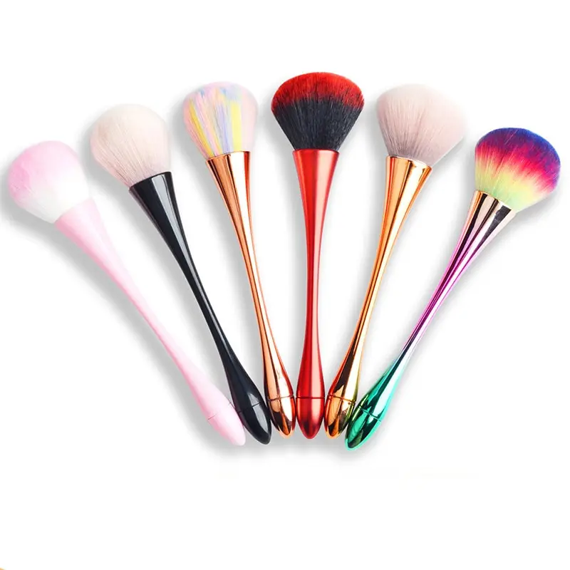 nail art brushes nail brushes nail art tools makeup brushes set 6 Styles Gold Powder Brush Professional Nail Art Make Up Brush Large Cosmetic Face Cont Cosmetic Face Cont Brocha Colorete Tools