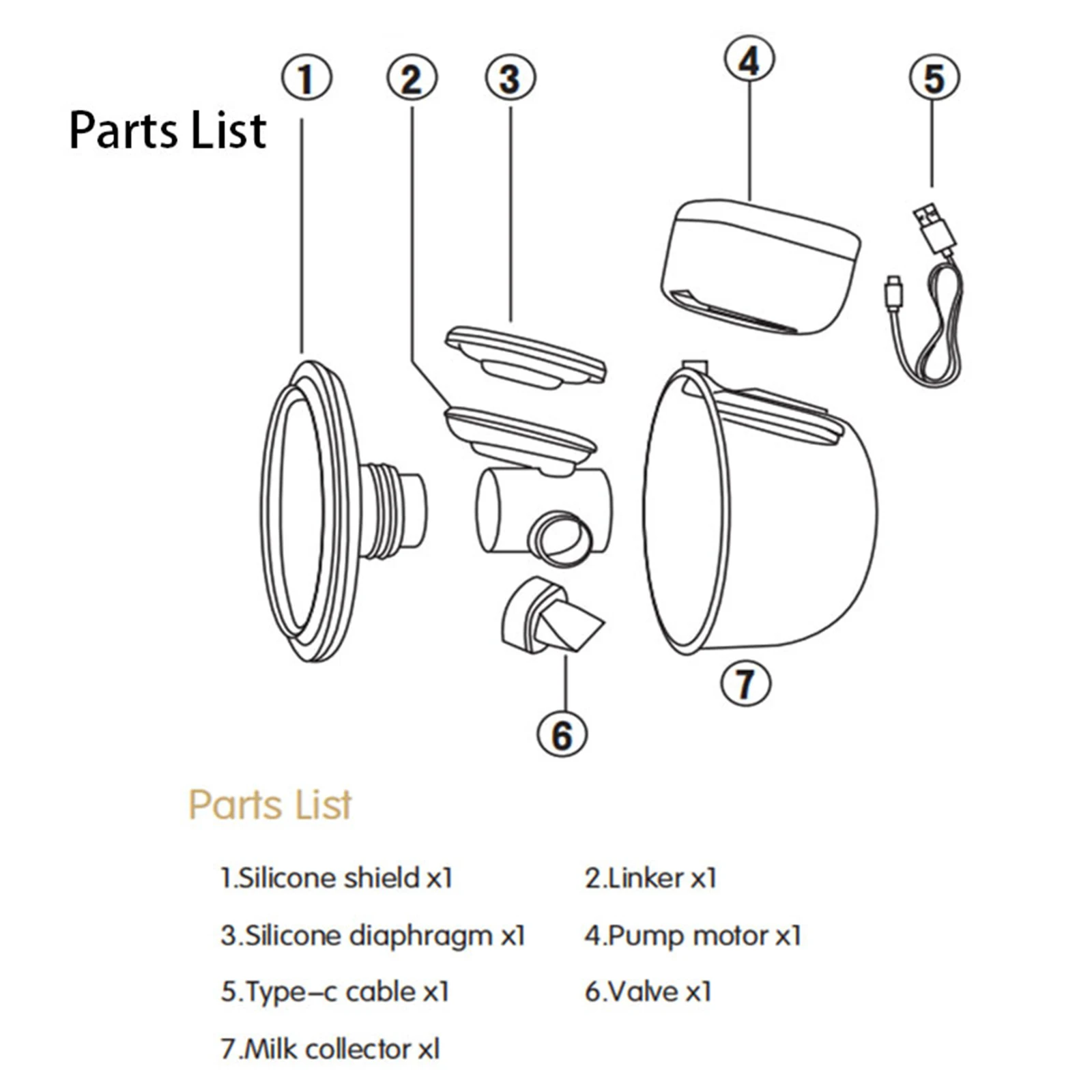 Wearable Hands-Free Electric Breast Pump with 3 Modes & 9 Suction Levels, Silent Comfort,