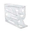 Large Capacity Automatic Egg Roller Household Four Tier Refrigerator Egg Storage Box Space Saving Kitchen Dedicated 6