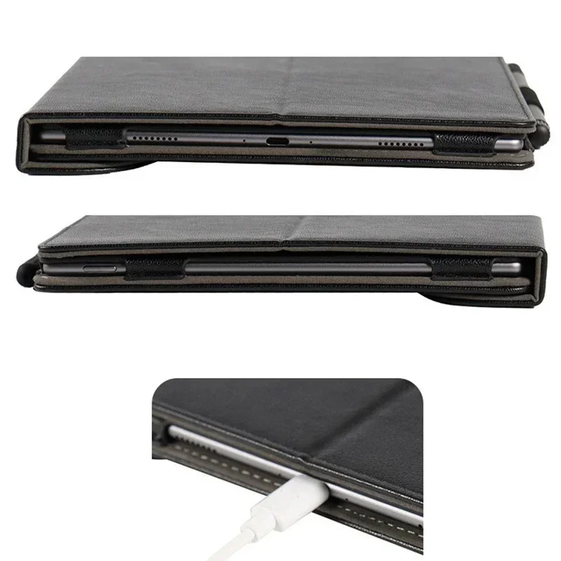 Magnetic Adsorption Multi-Angle Stand Cover with Detachable Back Shell