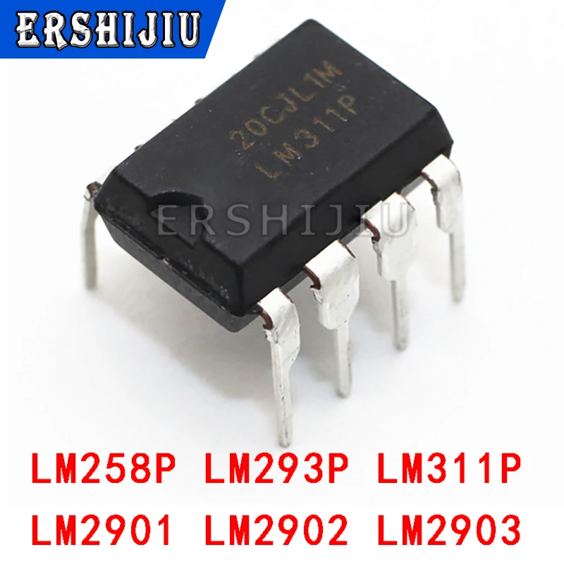 10 шт. LM258P LM258 DIP-8 LM293P LM311P LM2901 LM2902 LM2903 DIP-14 DIP IC |
