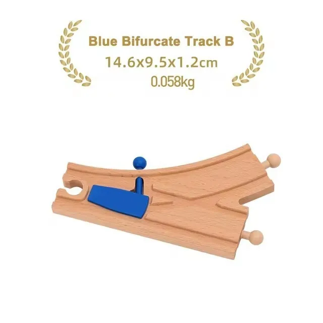 Premium Beech Wood Railway Train Track Accessories for Children’s Educational Play