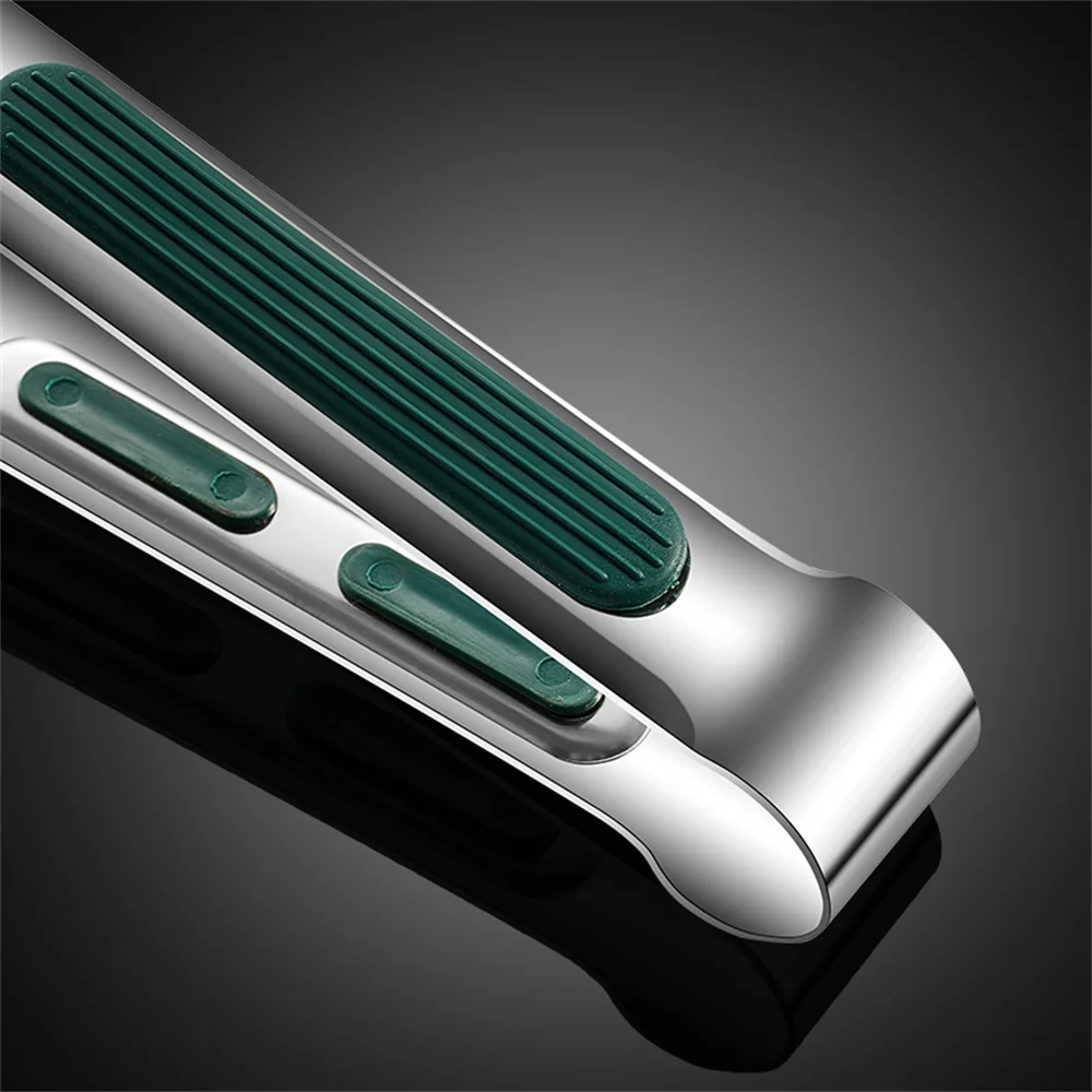 Food Tongs 1/2PCS Stainless Steel Steak Clip Pancake Barbecue Spatula Frying Fish Spatula Bread Household Kitchen
