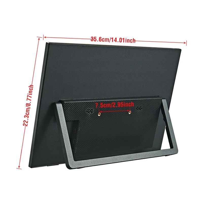 Anmite 15.6-Inch Portable Touch Monitor 1080P HDR 16:9 Low Blue Light For XBox PS4 / 5 Switch Cell Phone PC Loptop Extension 2