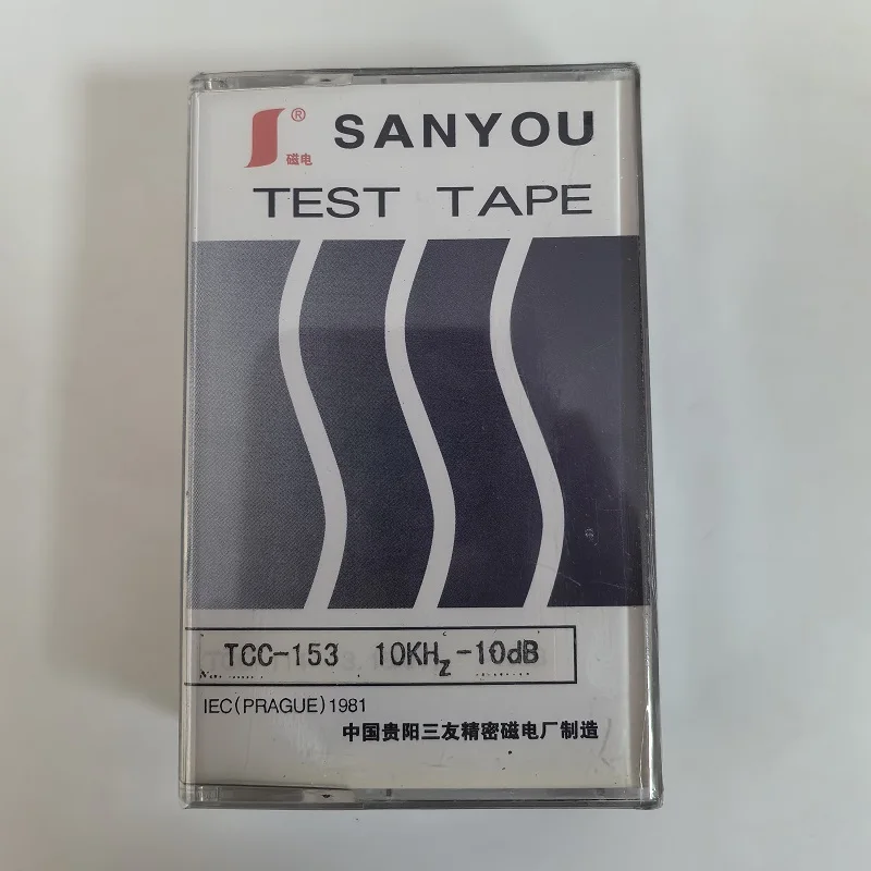 TEST TAPE SANYOU TCC-153 10KHz-10dB Azimuth test tape head azimuth adjustment