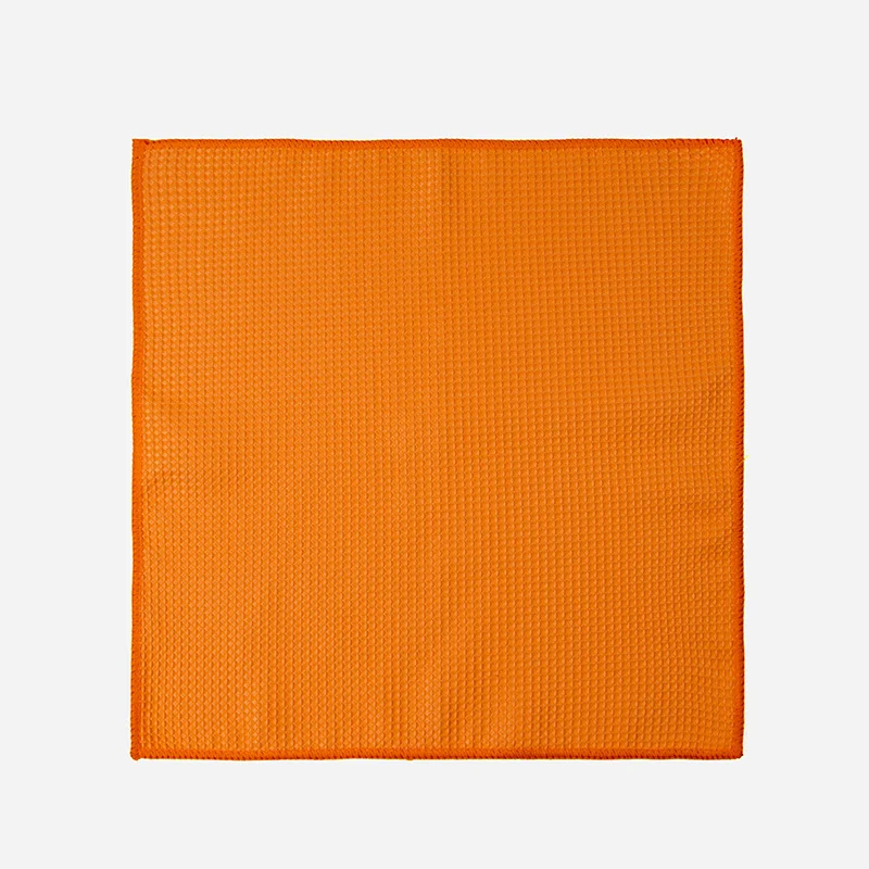 Premium Microfiber Waffle Weave Car Cleaning Towel - Lint-Free & Highly Absorbent 40x40cm