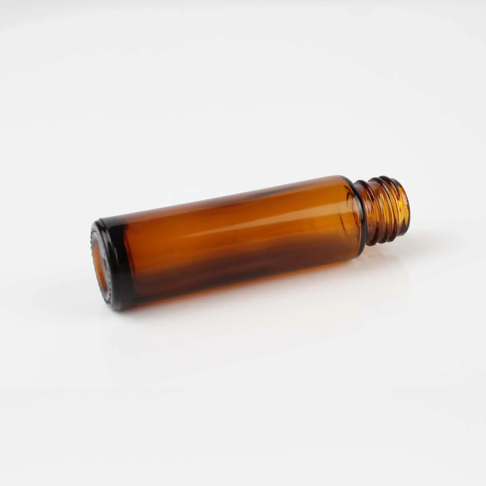 10/20/50pcs 10ml 앰버 에센셜 오일 용 빈 리필 롤 온 병 스테인레스 스틸 롤러 볼이있는 데오도란트 용기