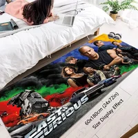 Fast and Furious Moive Door Mat Washable Non-Slip Living Room Sofa Chairs Area Mat Kitchen Doormat Area Rug 1