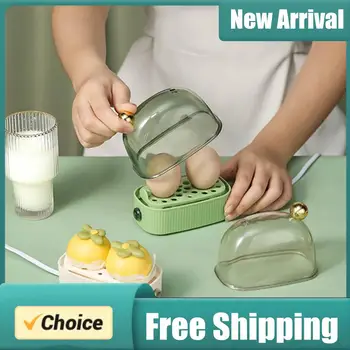 220V Double Layer Poacher Automatic Power Off Breakfast Egg Machine Multi-function & Mini Kitchen Utensil Gift 1