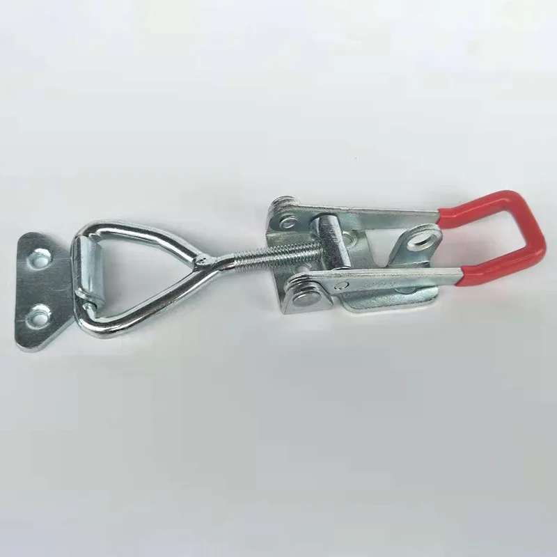 Furniture Hardware Toggle Latches Toggle Latch Catch Toggle Clamp Adjustable Cabinet Boxes Lever Handle Lock Hasp For Home Sliding Door Furniture Hardware 1pcs